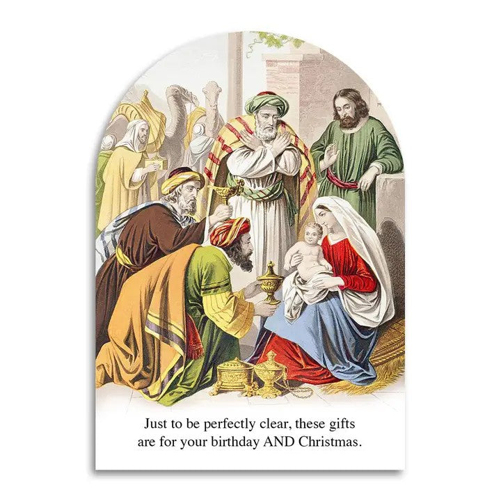 Card These Gifts Are For Your Birthday And Christmas