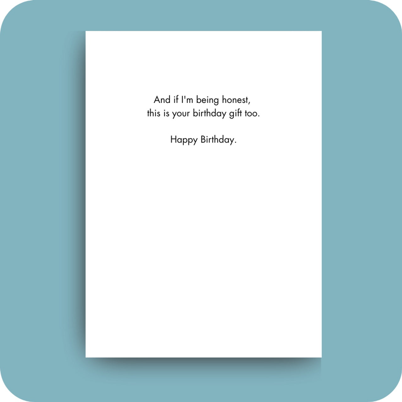 Card This Is Your Birthday Card & Gift