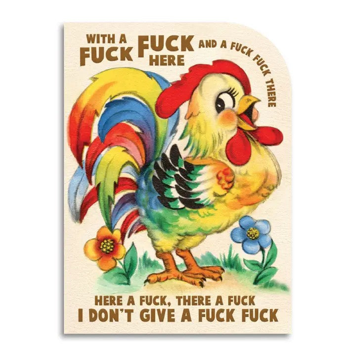 Card With A Fuck Fuck Here