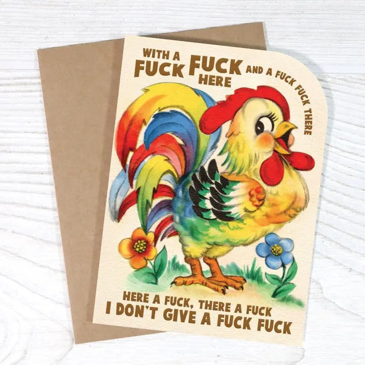 Card With A Fuck Fuck Here