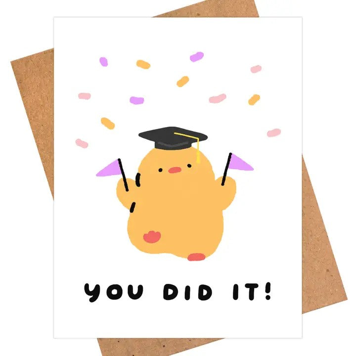 Card You Did It Graduation