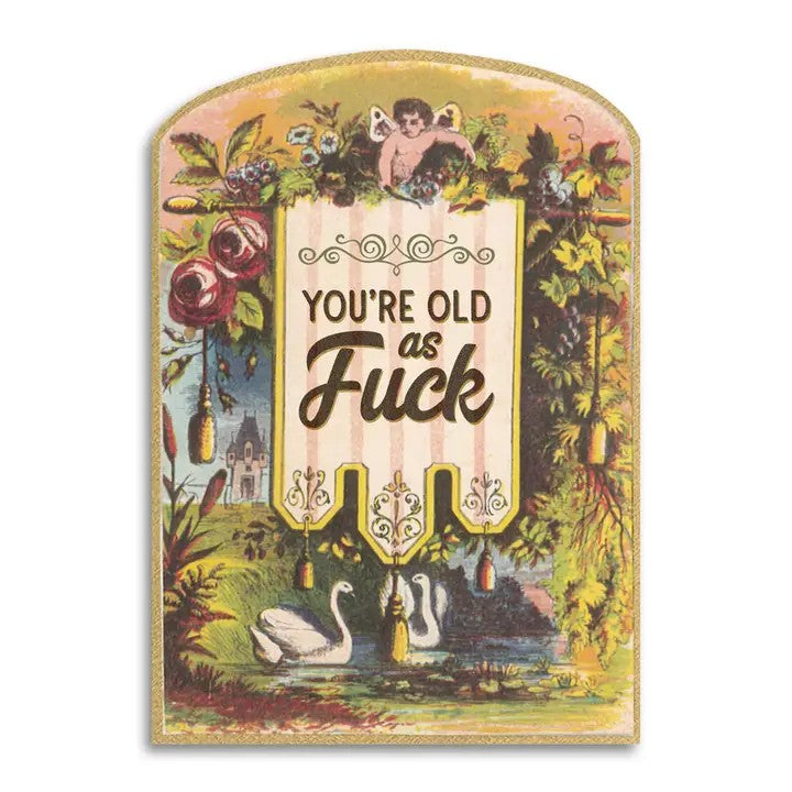 Card You're Old As Fuck Birthday