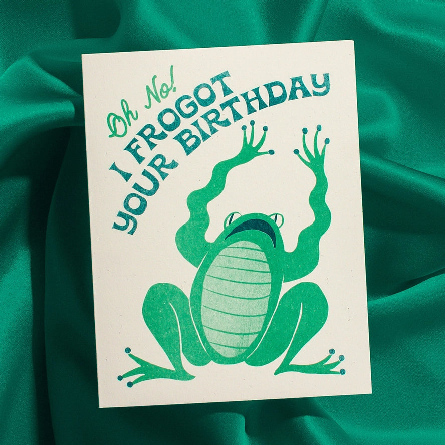 Card Frogot Your Birthday