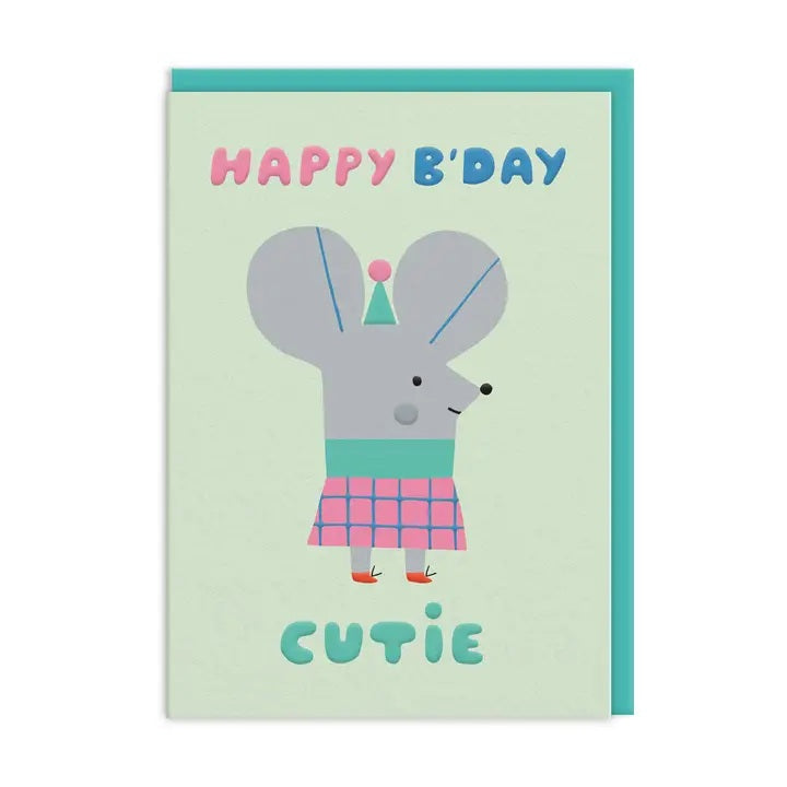 Card Happy B'day Cutie