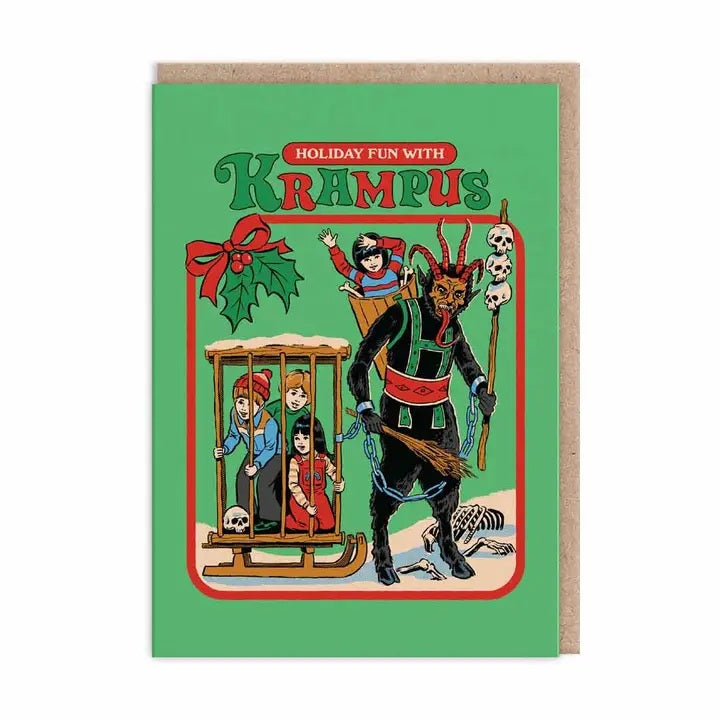 Card Holiday Fun With Krampus Christmas