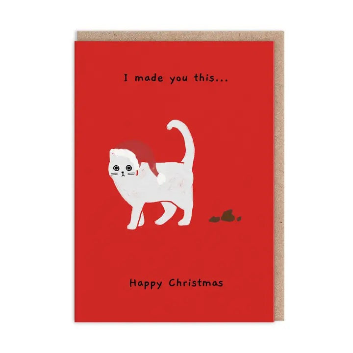 Card I Made You This Cat Christmas