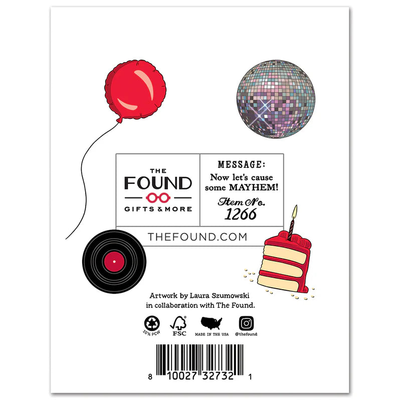 Card Lady Gaga Abracadabra Birthday