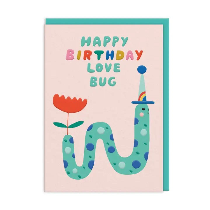 Card Love Bug Birthday