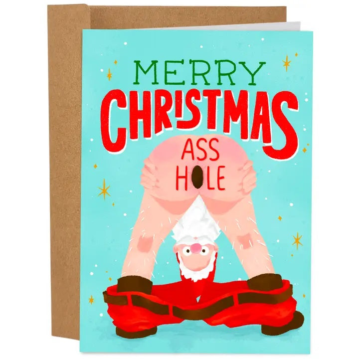 Card Merry Christmas Asshole
