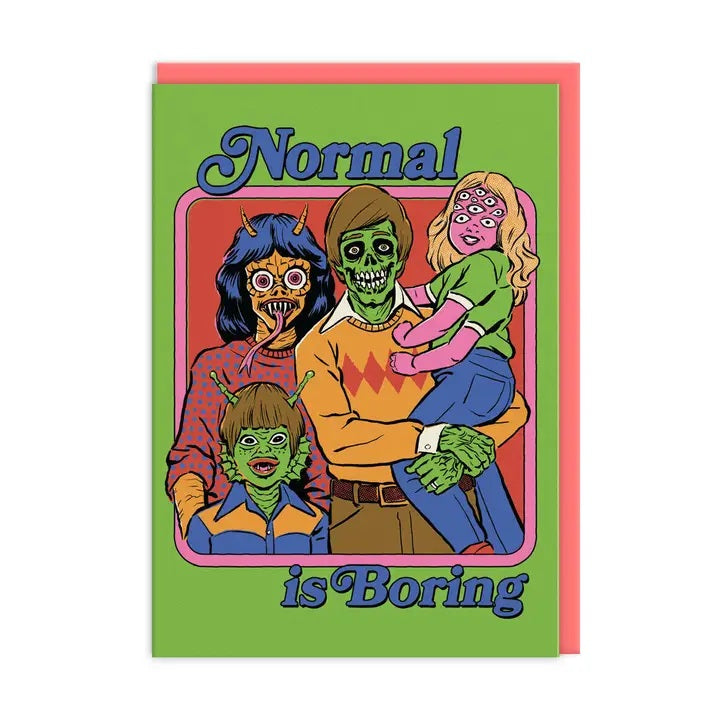 Card Normal Is Boring Steven Rhodes