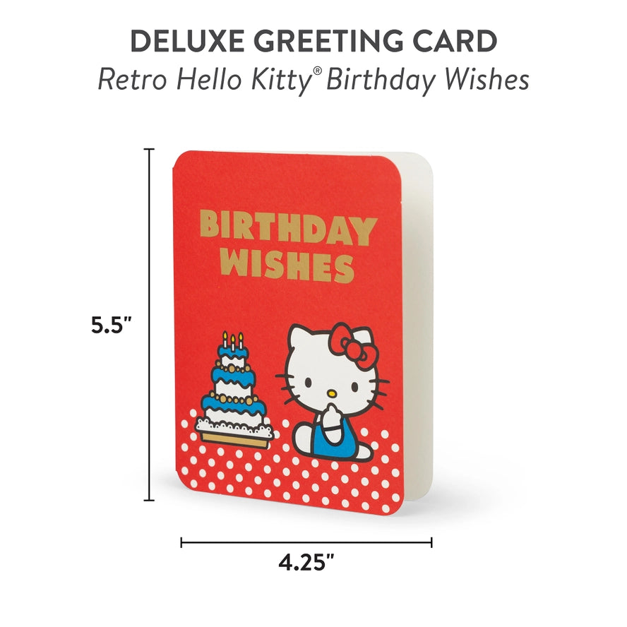 Card Retro Hello Kitty Birthday Wishes