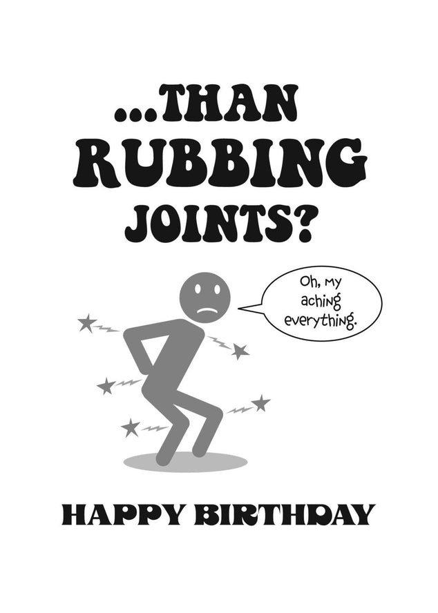 Card Rolling Joints Rubbing Joints Birthday