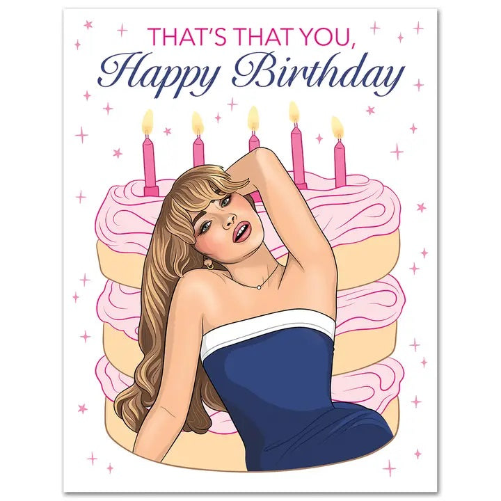 Card Sabrina Carpenter That's That You Happy Birthday