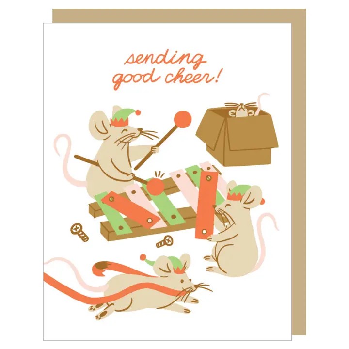 Card Santa's Squeaky Helpers