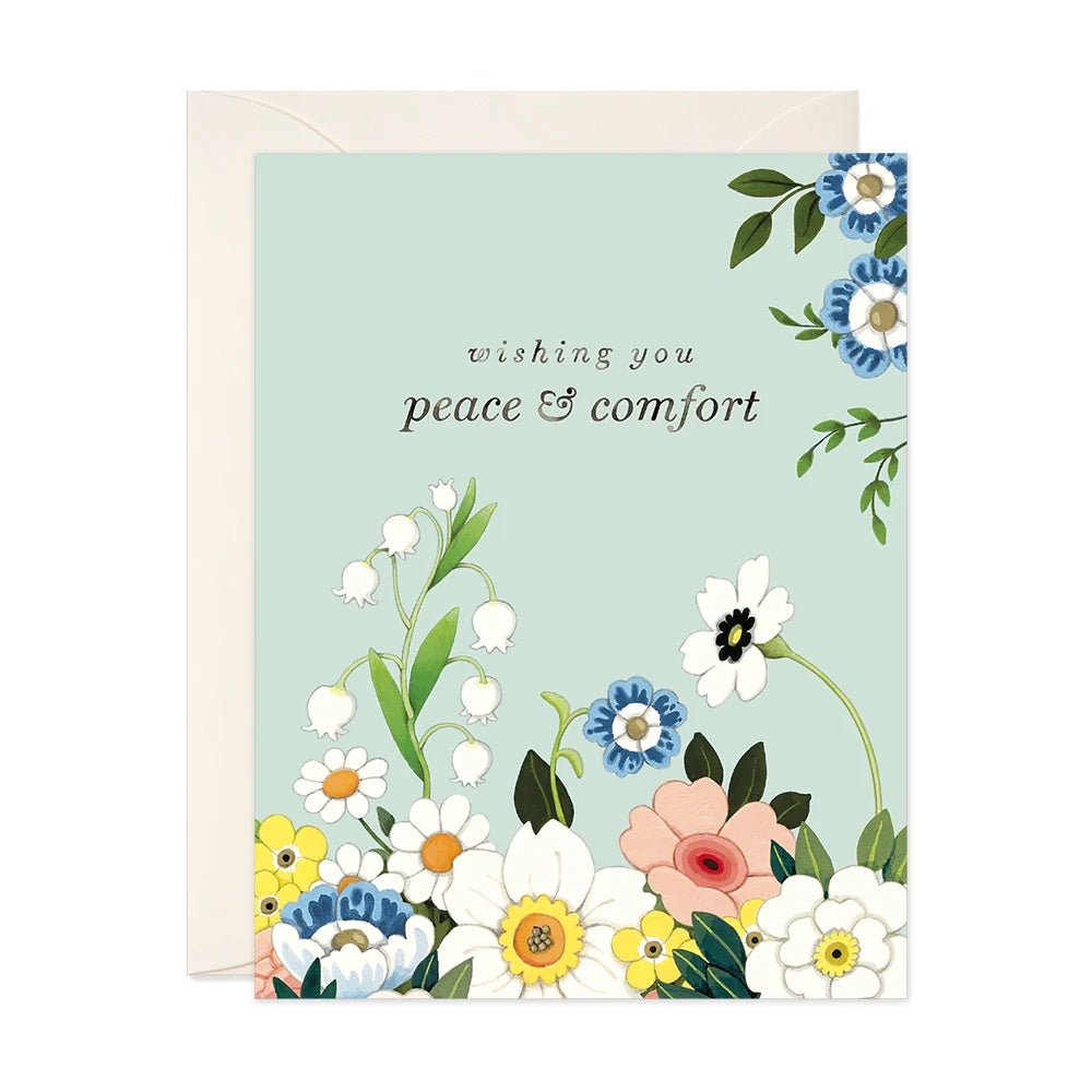 Card Serenity In Bloom Sympathy