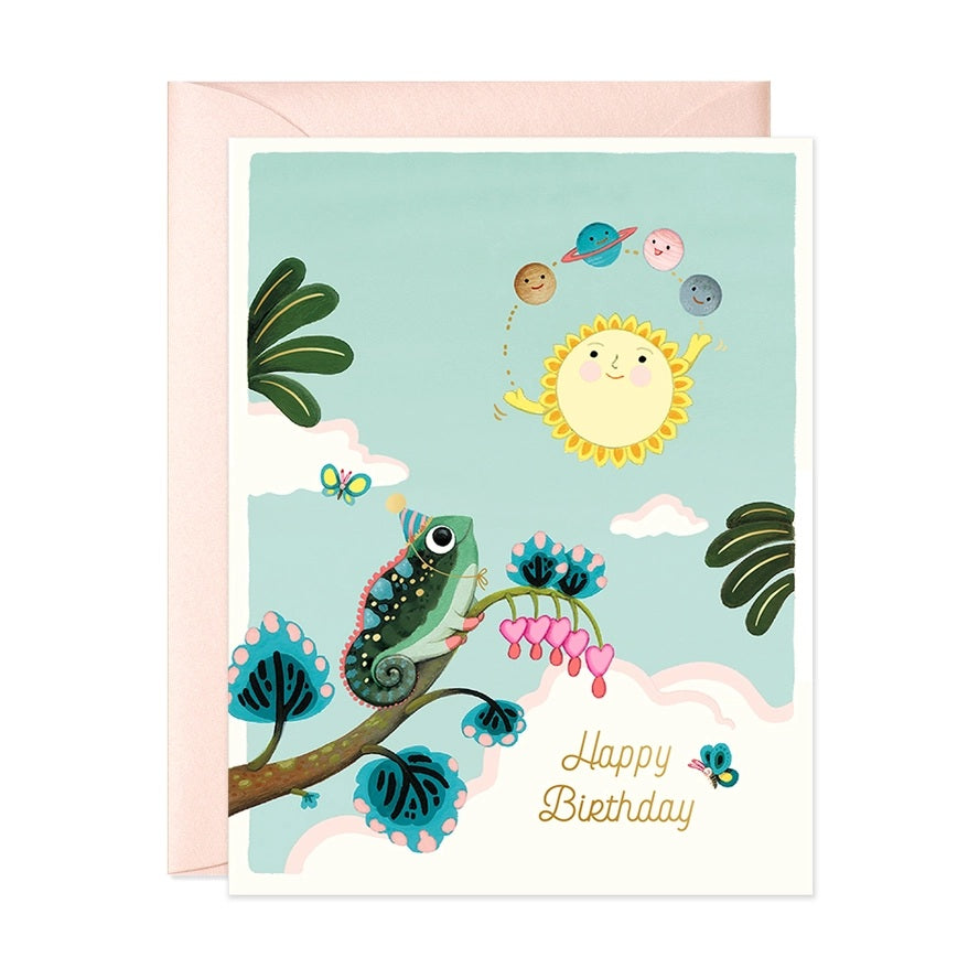 Cward Solar Card Solar Juggle Birthday – www.shoptherocket.com