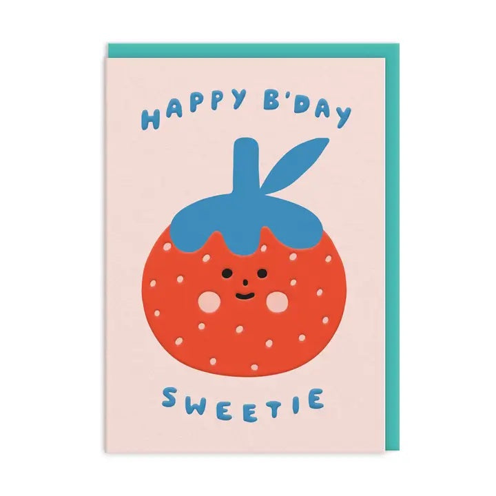 Card Sweetie Strawberry Birthday