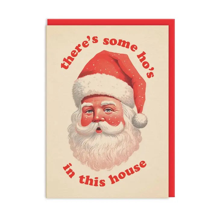 Card There's Some Ho's In This House Christmas
