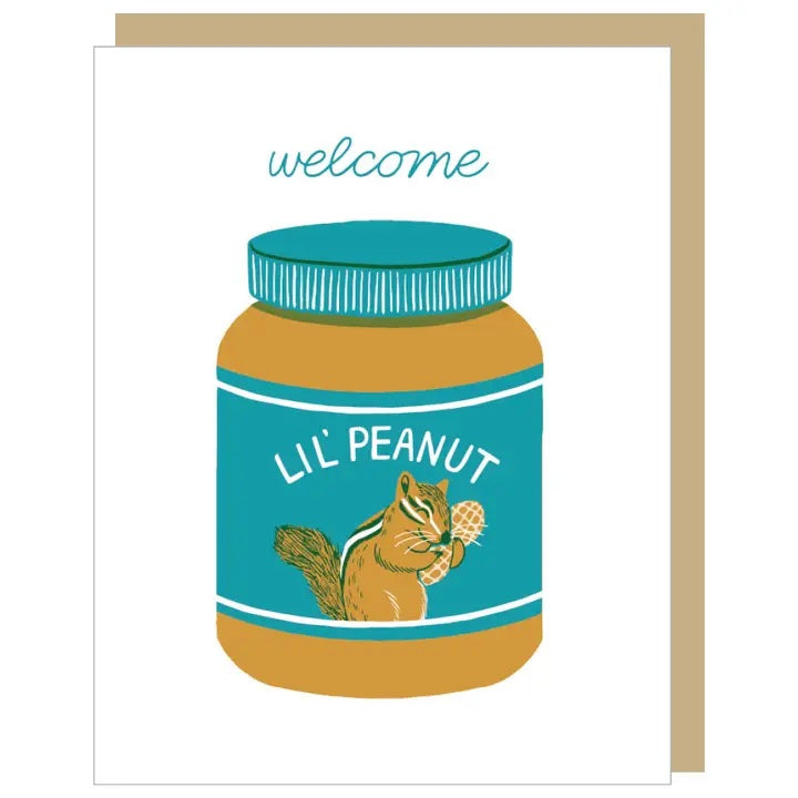 Card Welcome Lil' Peanut Baby