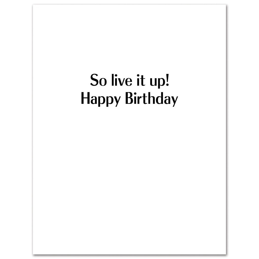 Card White Lotus Birthday