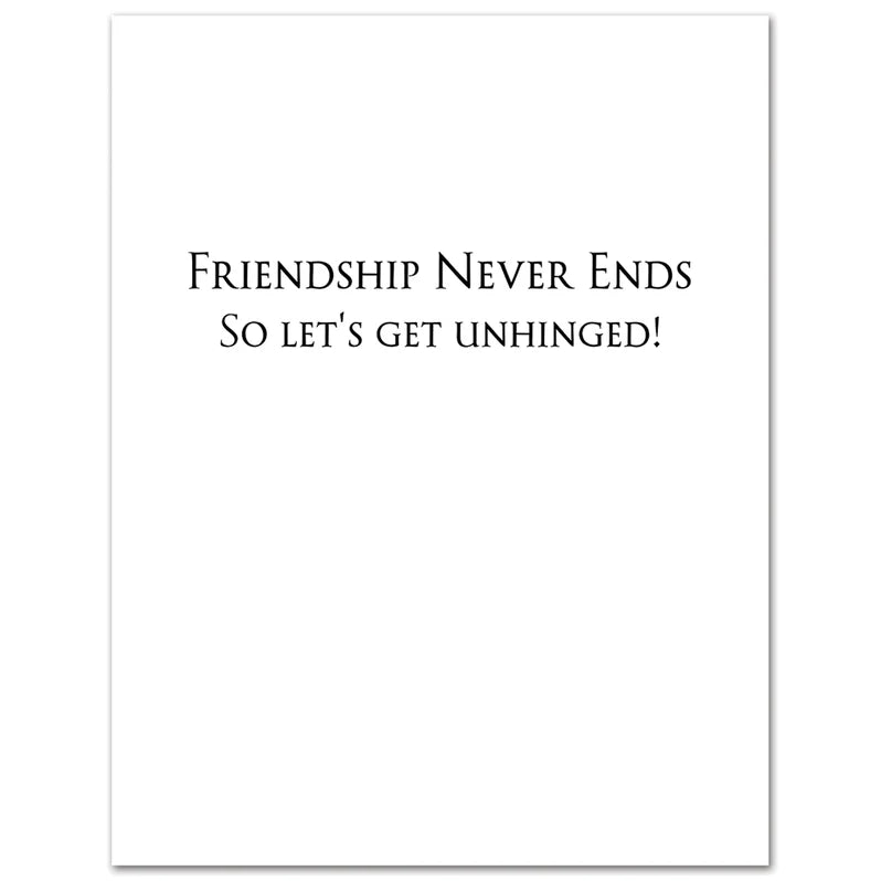 Card White Lotus Unhinged Birthday