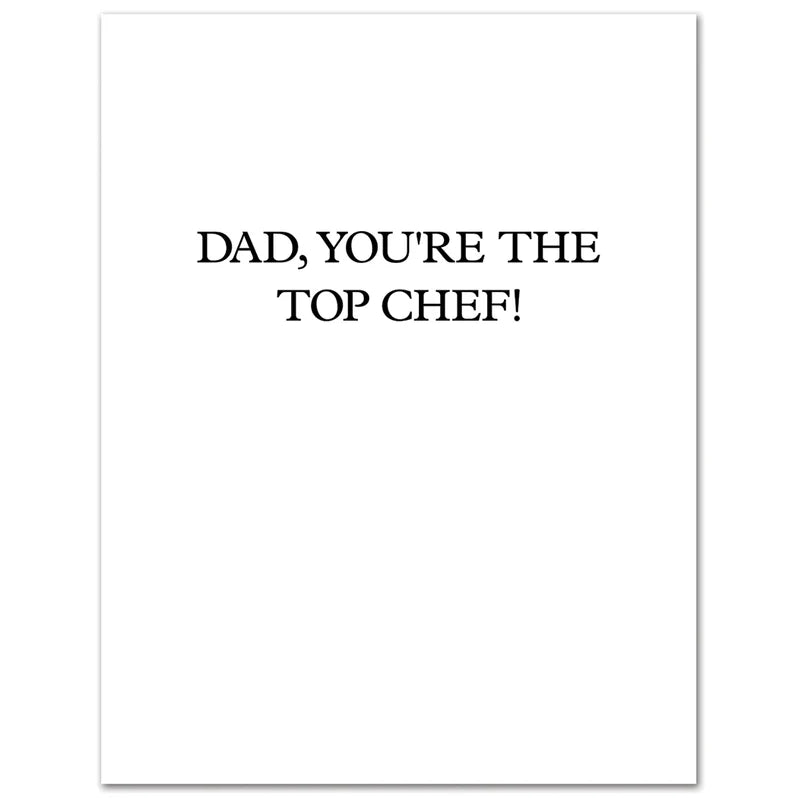 Card Yes Chef Happy Father's Day
