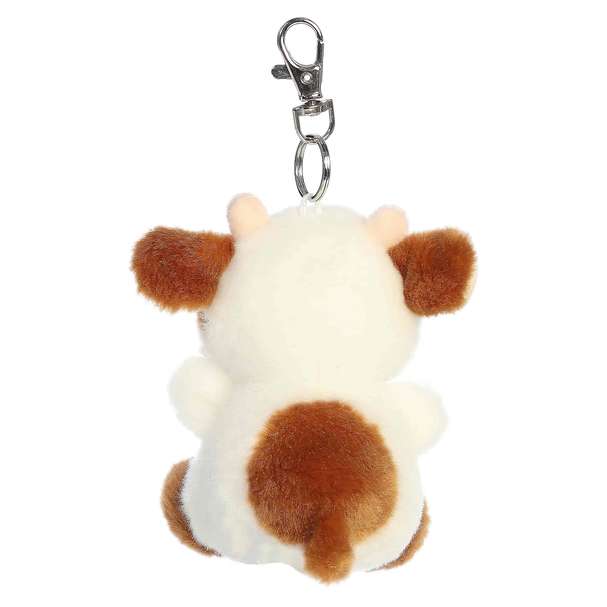 Caroline Brown Cow Clip-On Palm Pals Plush 4"