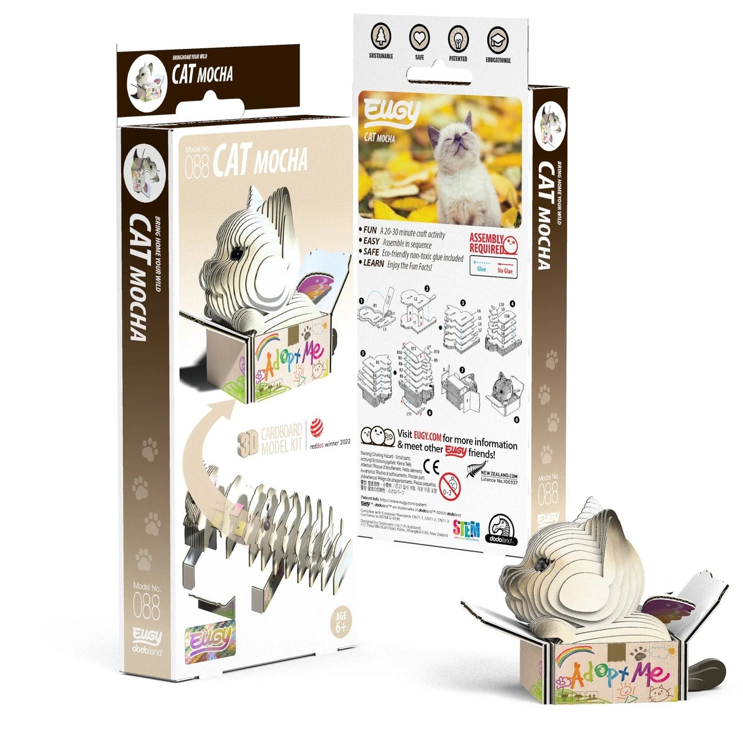 Cat Mocha 3D Puzzle