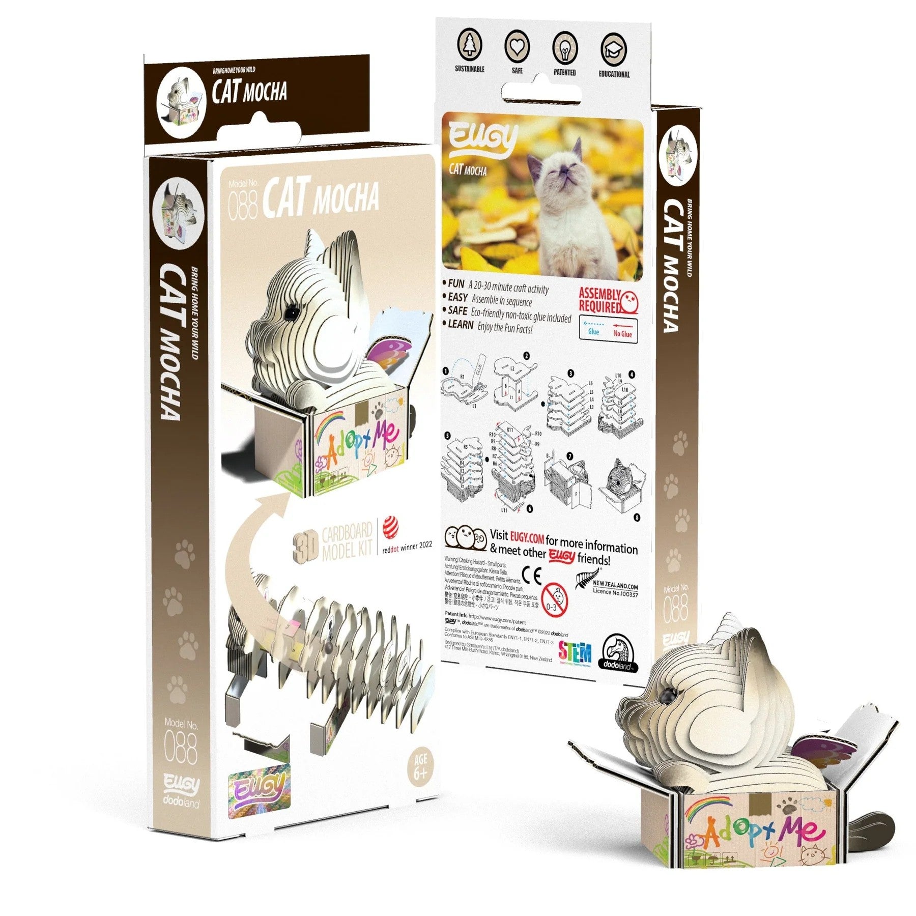 Cat Mocha 3D Puzzle