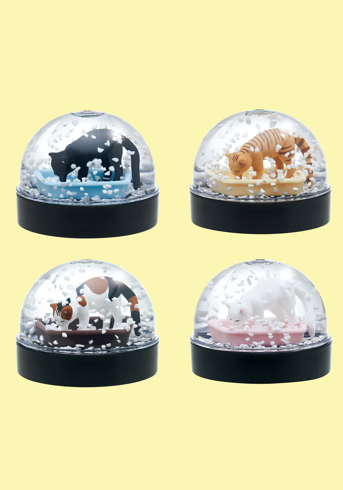 Cat Litter Snow Globe Blind Box