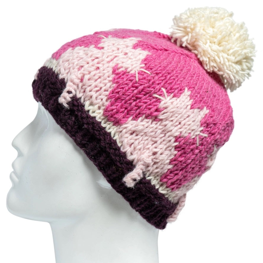 Wool Hat Cat Pom 16.99 Pink