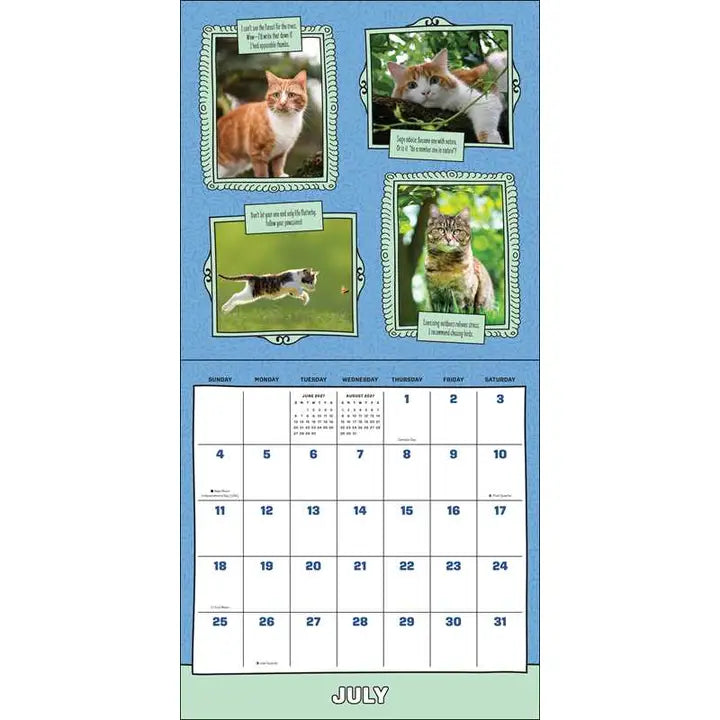 Cats Are Cheaper Than Therapy 2027 Calendar