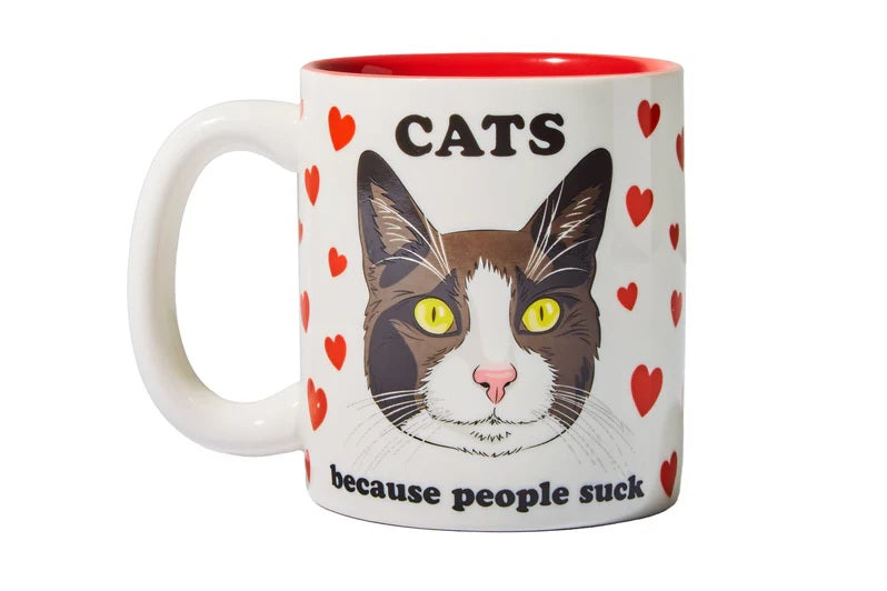 Cats Because People Suck Mug