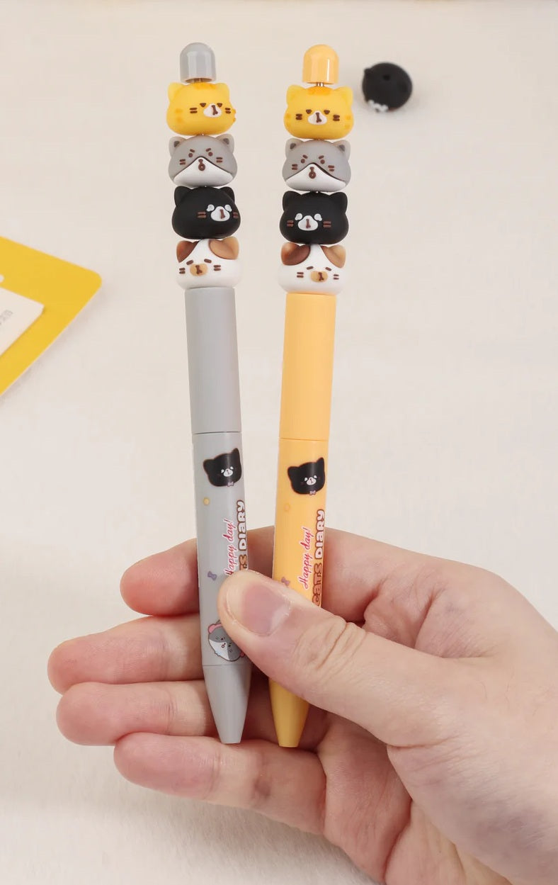 Cats Diary Skewer Gel Pen