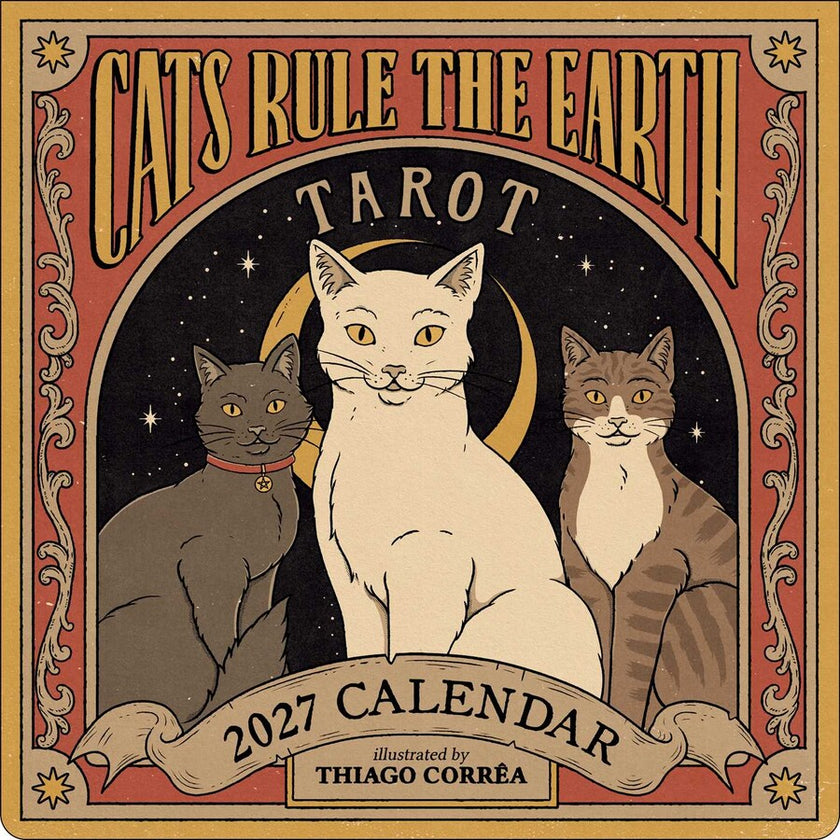 Cats Rule The Earth 2027 Wall Calender
