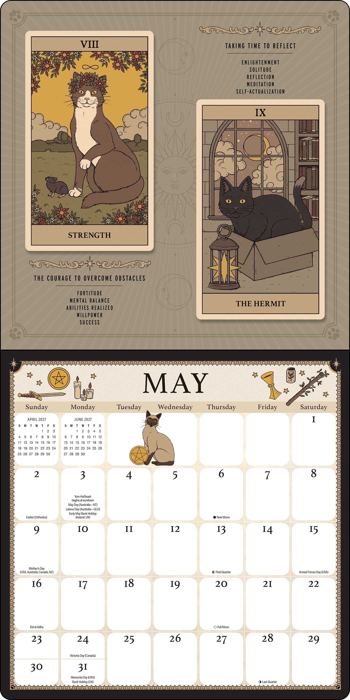 Cats Rule The Earth 2027 Wall Calender