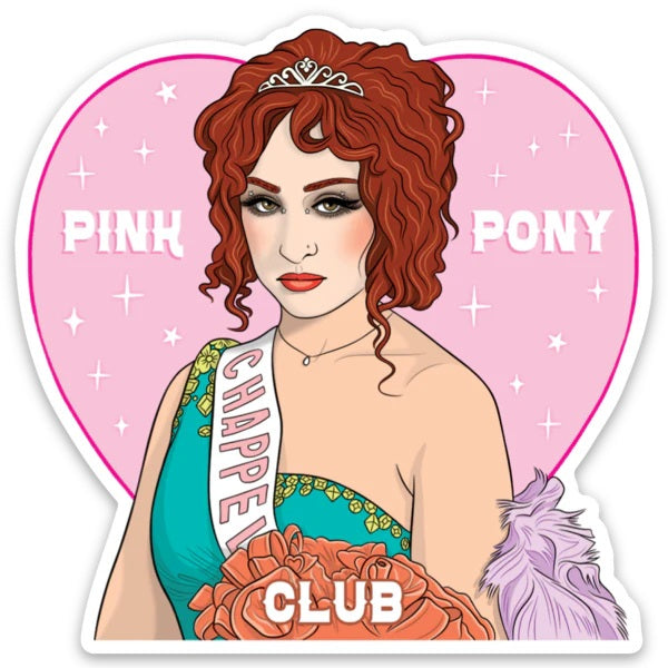 Chappell Roan Pink Pony Club Die Cut Sticker