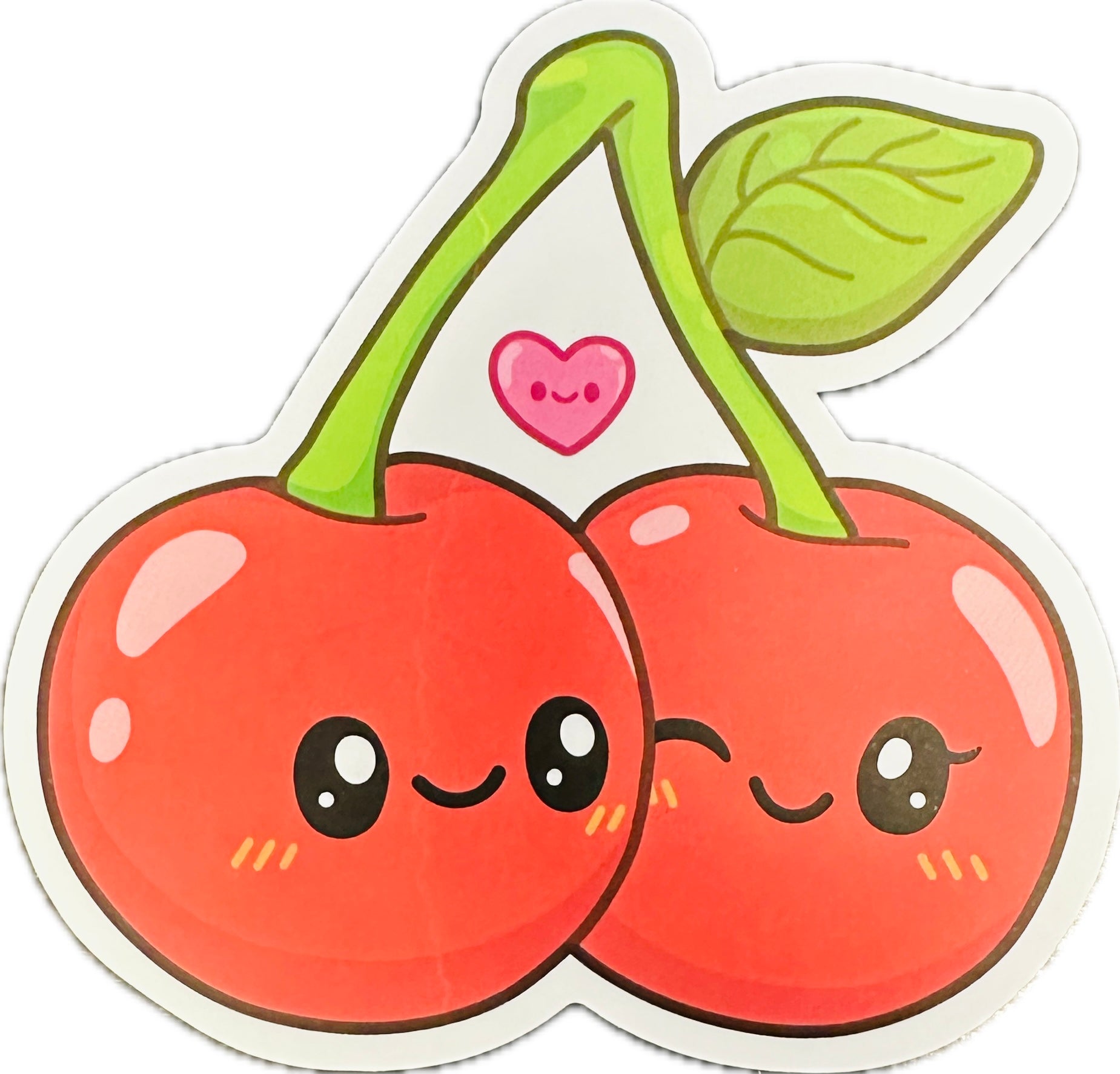 Cherries Sticker 3"
