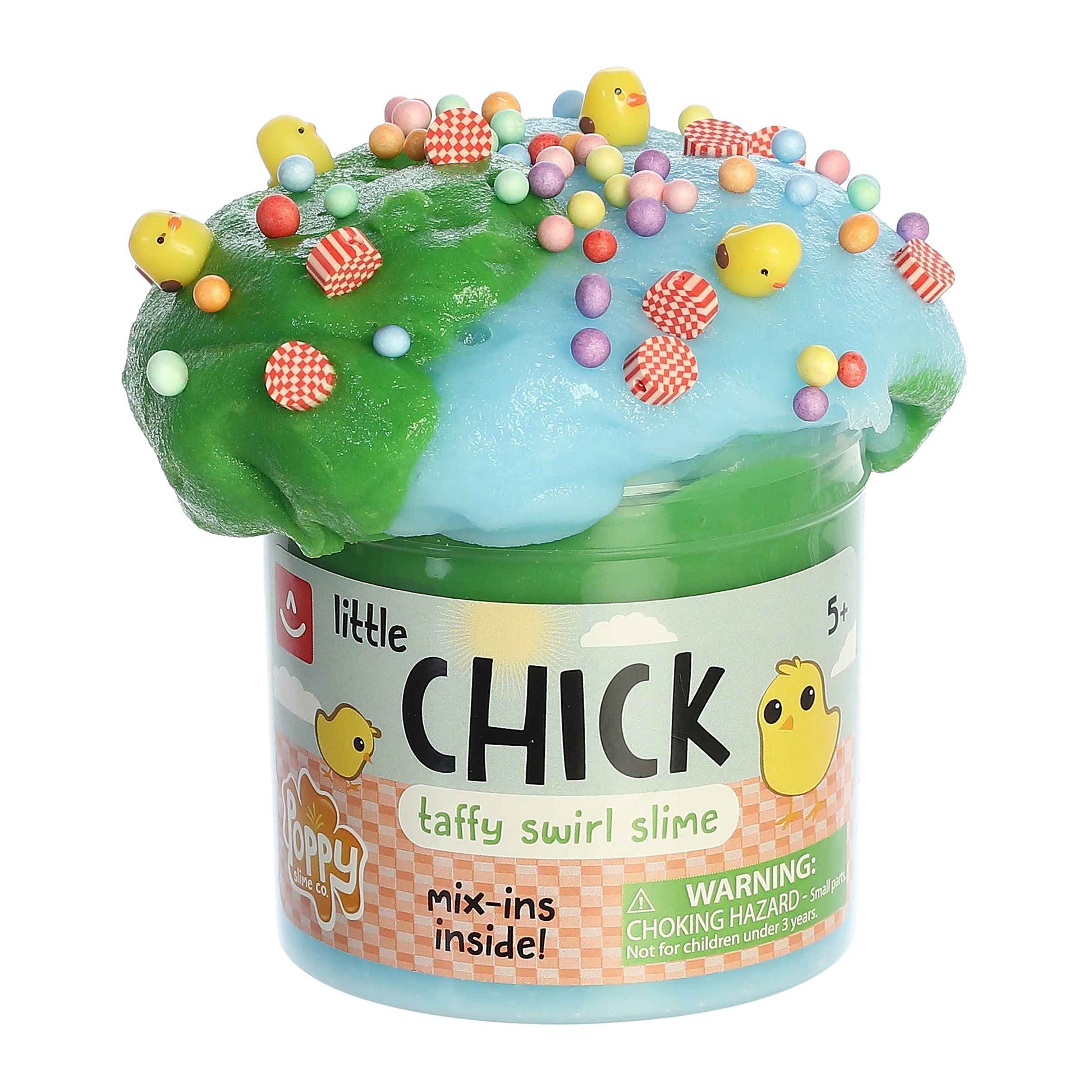 Chick Taffy Swirl Slime