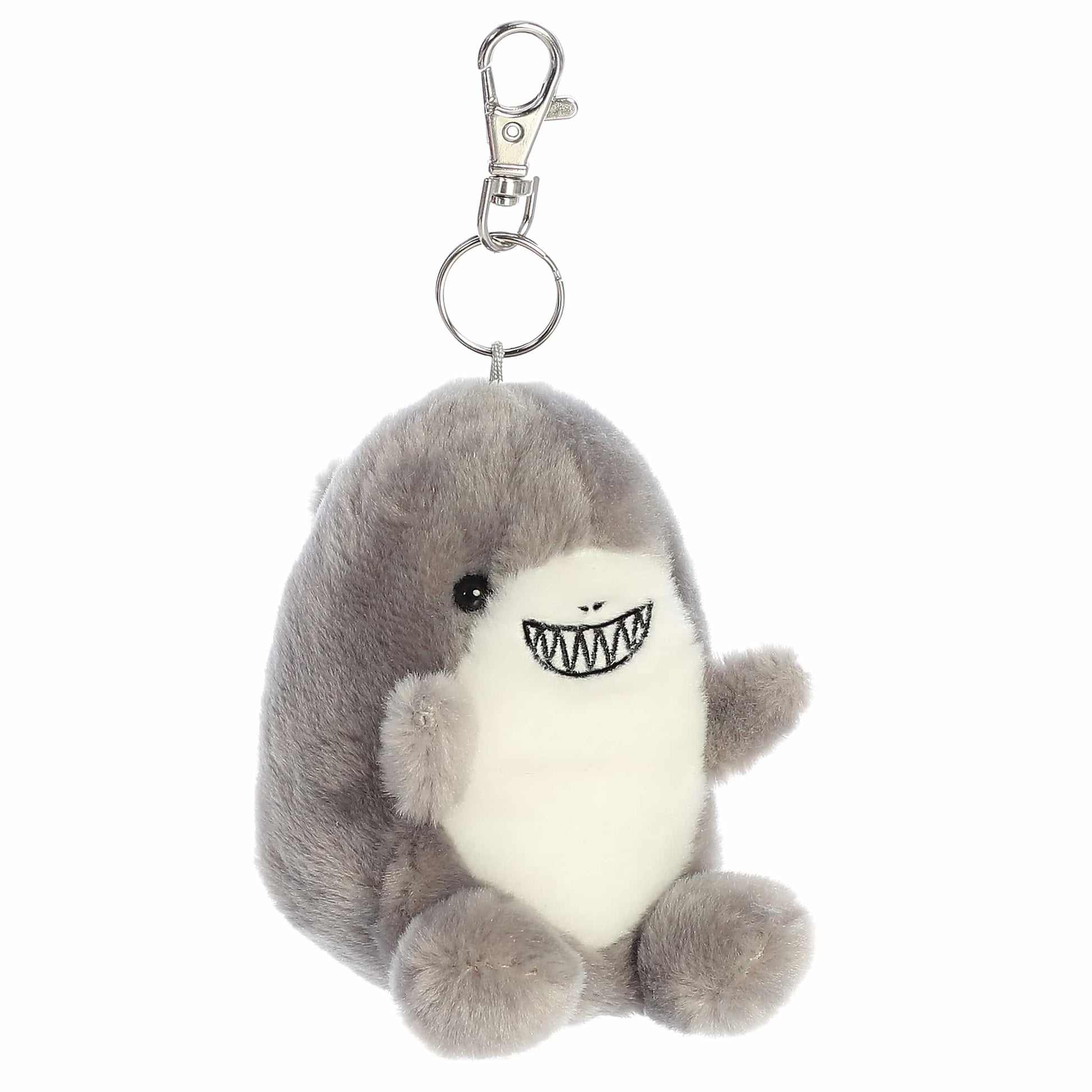 Chomps Shark Clip-On Palm Pals Plush 4"
