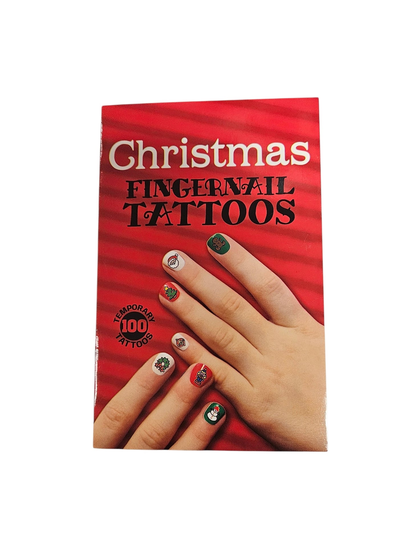 Christmas Fingernail Tattoos