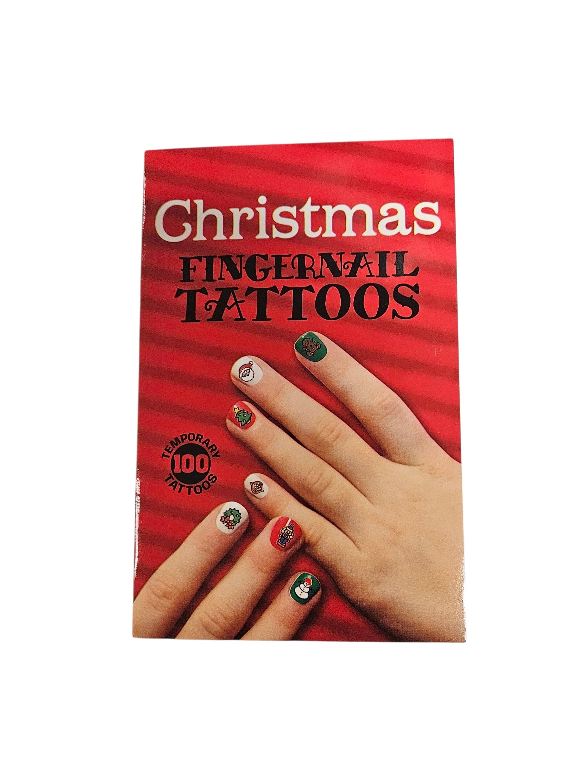 Christmas Fingernail Tattoos
