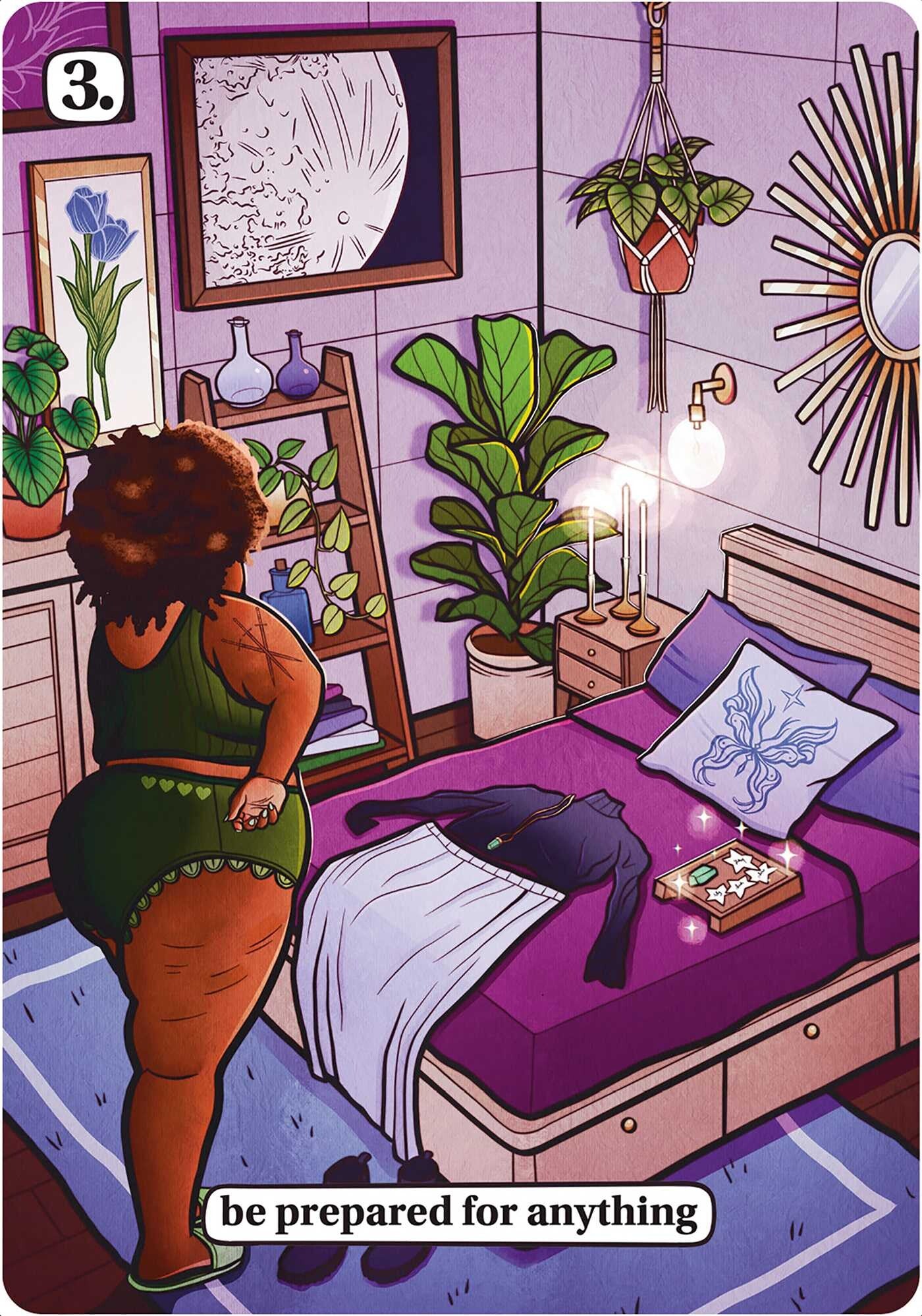 Chubby Witch's Night In Oracle Deck