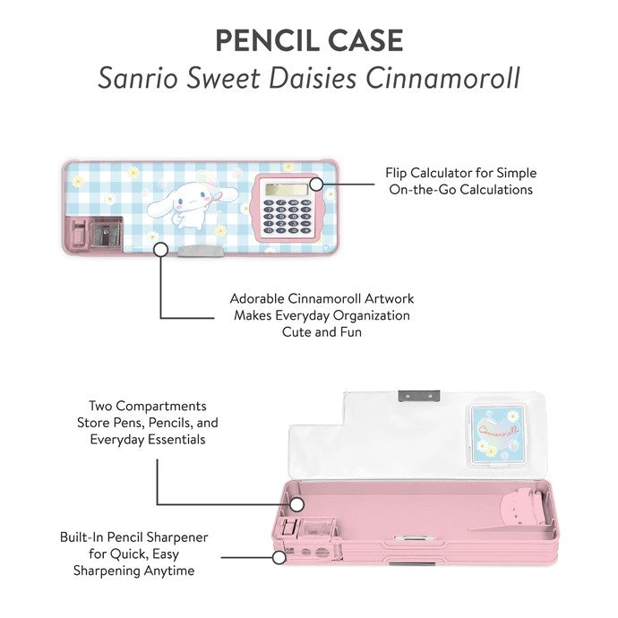 Sanrio Cinnamoroll Sweet Daisies Pencil Case