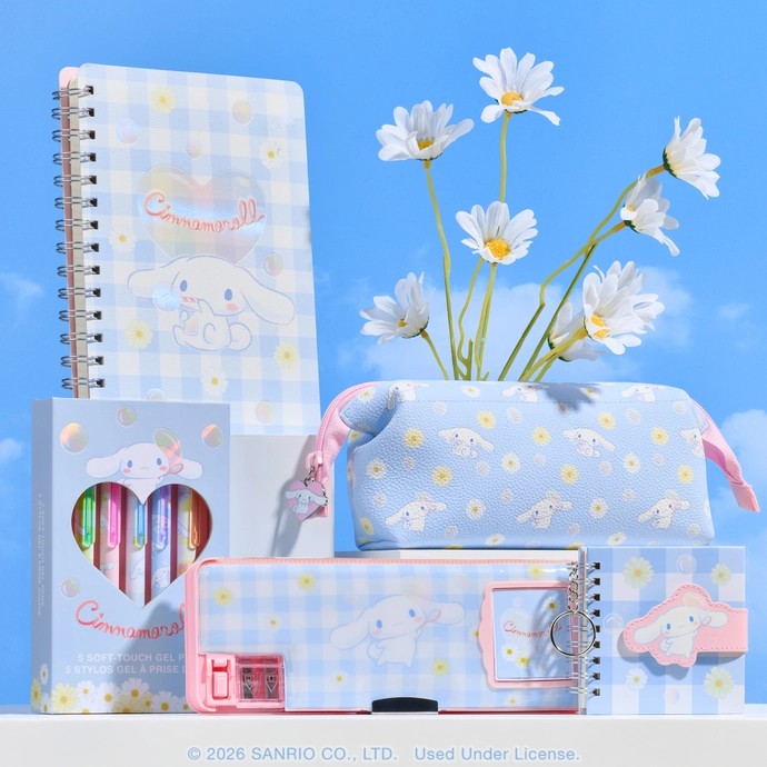 Sanrio Cinnamoroll Sweet Daisies Pencil Case