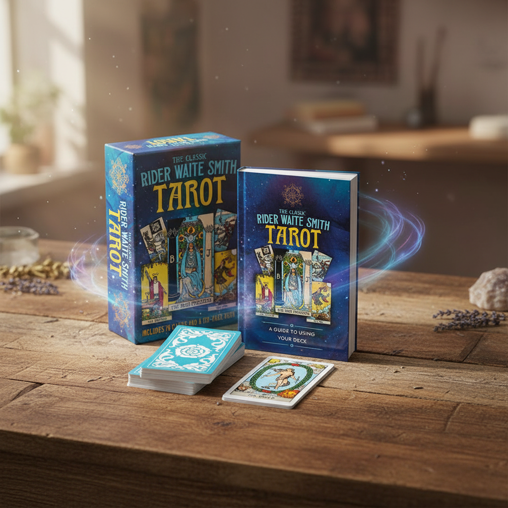 Classic Rider Waite Smith Tarot Book & Card Deck