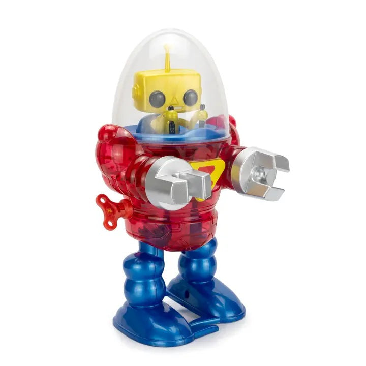 Classic Wind Ups Merlin Robot Red