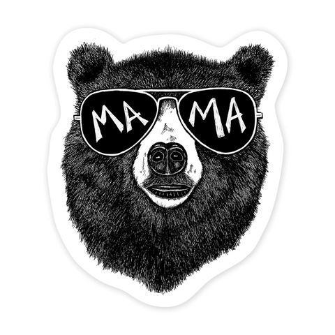 Clean Mama Bear Sticker 5"