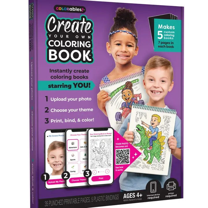 Colorables! Create Your Own Coloring Book Kit