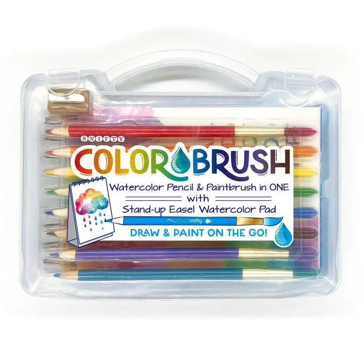 Colorbrush Set Of 8 Watercolor Pencil & Paintbrush In One